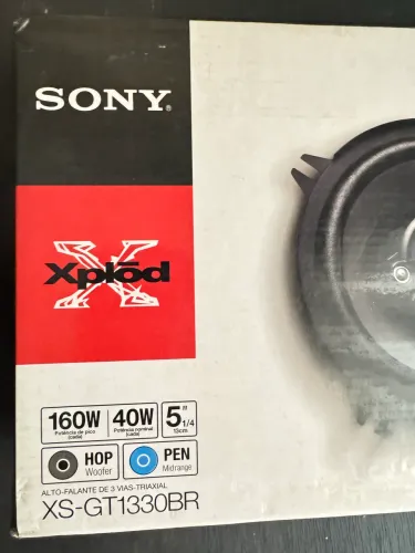 Par de auto falantes Sony
