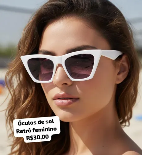 Óculos de sol retrô 