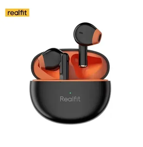 Fone Bluetooth Realfit 2 TWS com graves acentuados, bateria longa duração, Entrego