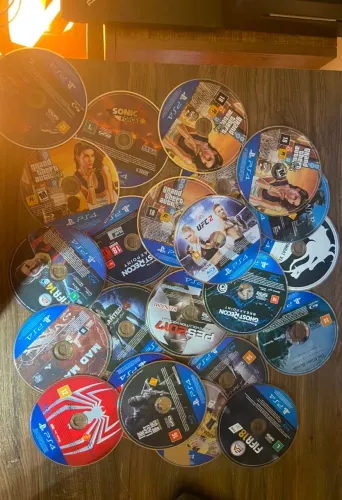 Jogos de Playstation para decoração não funciona