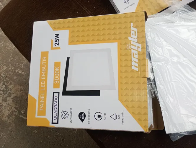 Lâmpadas de led de embutir no forro