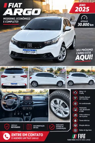 Fiat Argo Drive 1.0 6V Flex 2025