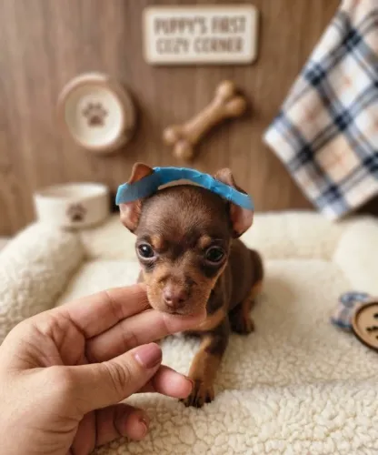 Pinscher Pequeno e Forte
