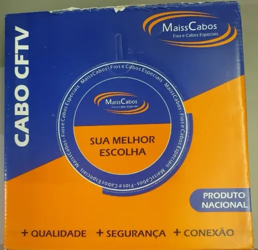 Cabo Cftv Multicameras Alimentação Externo 4 Pares + Bipolar (Embalagem fechada)
