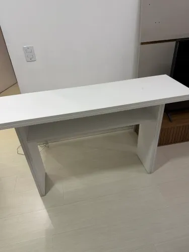 Mesa dobrável tok stok Branca
