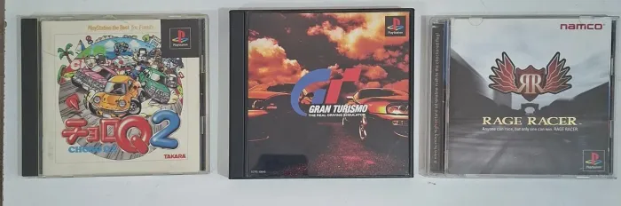 Choro Q2,Gran Turismo,Rage Racer Ps1 (Japones)