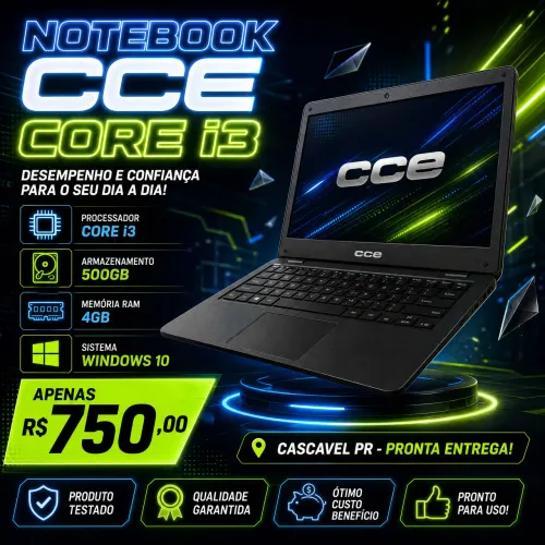 Notebook CCE Core i3 