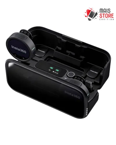 Microfone INSTA360 Mic Pro (2TX +1RX) - Lacrado na caixa