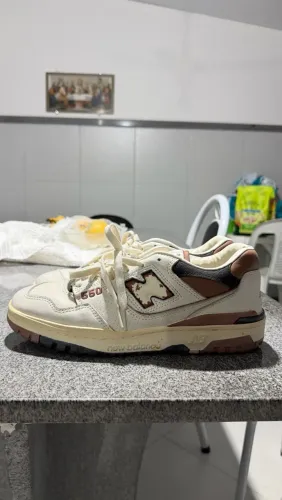 Tenis NEW BALANCE Couro estilizado
