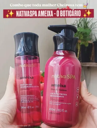 Ameixa Nativa SPA Bodysplash-Hidratante O Boticário