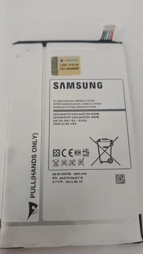 Bateria de 4900mAh do tablet T700 da Samsung 2014