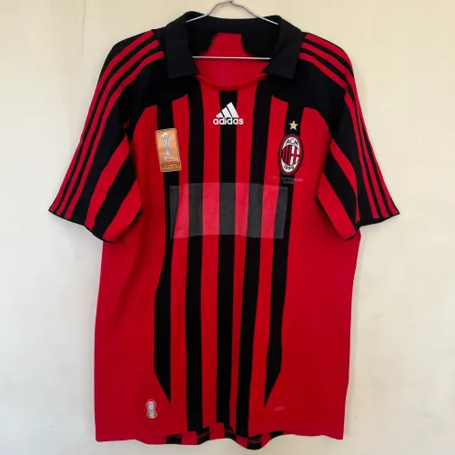camisa do milan 2007 - adidas - kaká melhor do mundo - original - tamanho g - itália