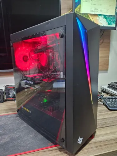 Pc gamer Xeon e5 2667 rx 5500xt 32gb loja fisica    barato