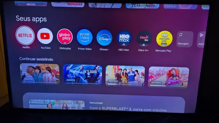 Tv 42 polegadas philco com chromecast