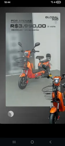Moto elétrica global