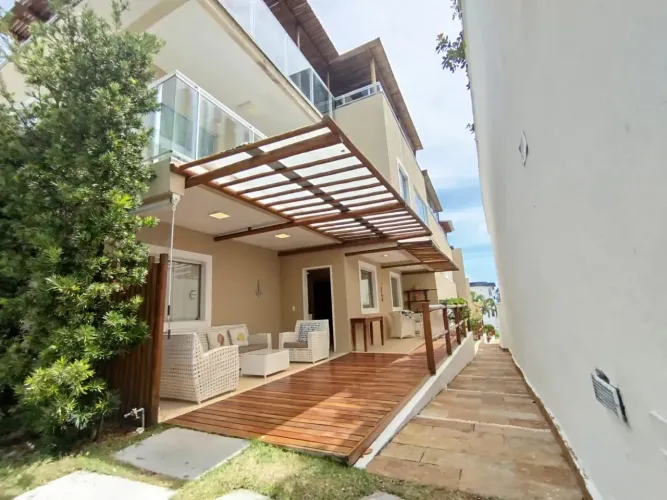 Chalé Triplex 4/4 Sendo 03 Suites Na Praia de Pirangi do Norte