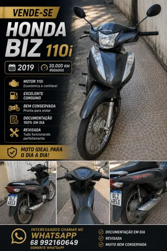 VENDE-se MOTO HONDA BIZ