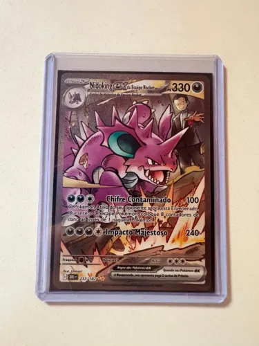 Pokemon TCG Nidoking Ex da Equipe Rocket