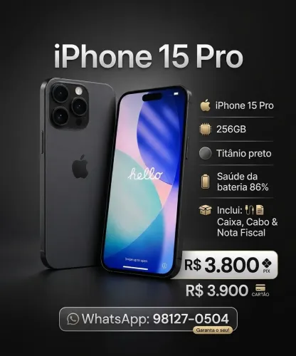 iPhone 15 pro 256 gb