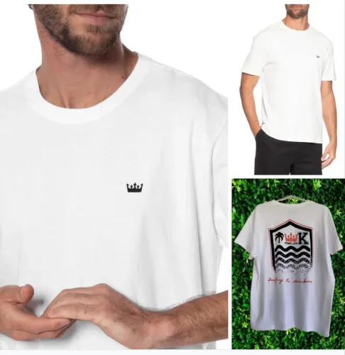 1 Camiseta OSKLEN Tam GG branca 50,00