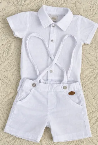 Conjunto Batizado Bebê Menino 