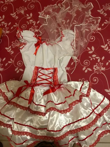 Roupa de noivinha quadrilha 
