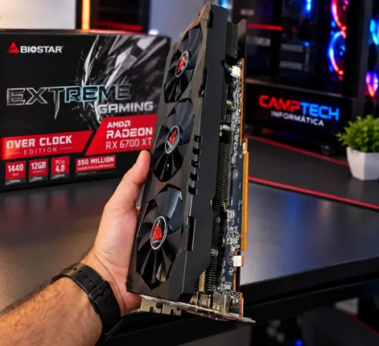? PLACA DE VÍDEO RX 6700 XT 12GB BIOSTAR *Entrego *parcelo