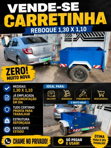 Carretinha semi nova