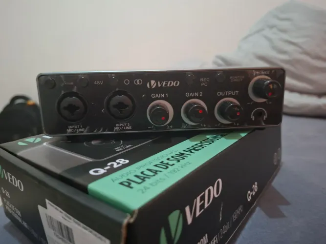 Interface de Áudio USB 2 canais