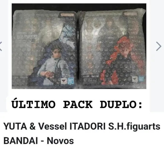 Yuta e Itadori Vessel Jujutso Kaisen - S.H.Figuarts Bandai - NOVOS