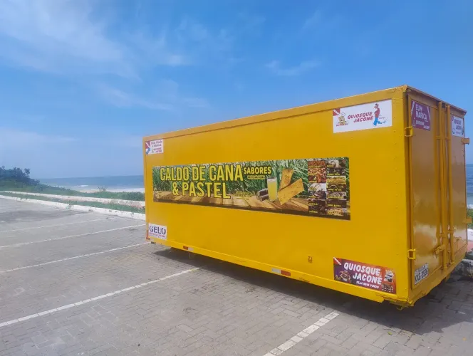 Baú isotérmico Câmara Frigorifica container quardar material Obras outros 5.20