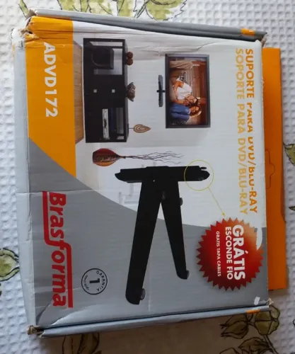 Suporte de Parede para  DVD / Bluray / Decoder TV