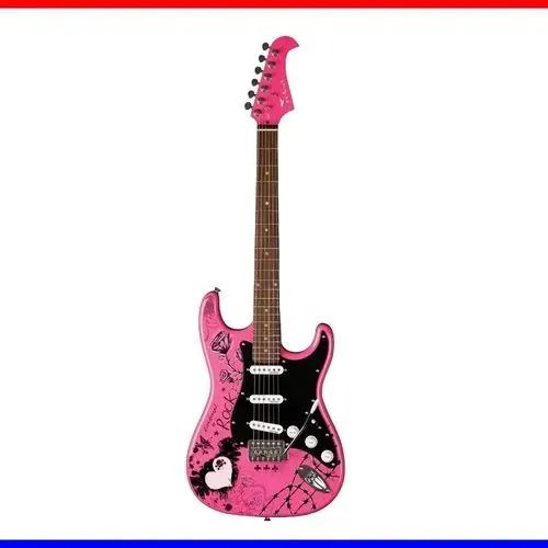 Guitarra Eagle Rosa Rara EGP10 CR seminova