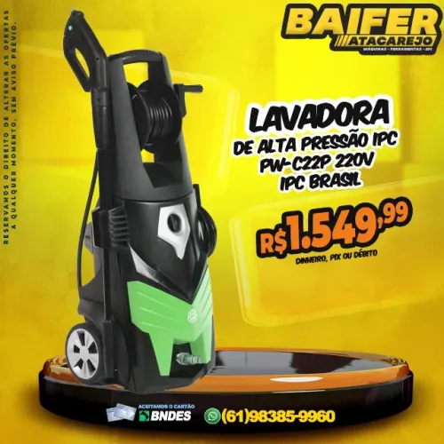 Lavadora de Alta Pressão IPC PW-C22P 220v Ipc Brasil