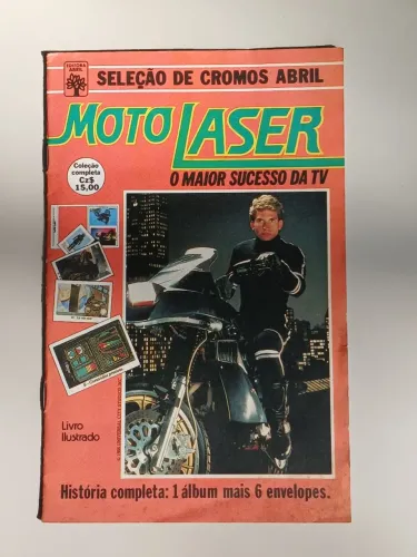 Seleção de Cromos Abril - Moto Laser - Completo - Editora Abril
