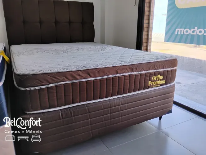 Cama Casal Ortho Premium Ortofirme 12x Sem Juros + Frete Grátis