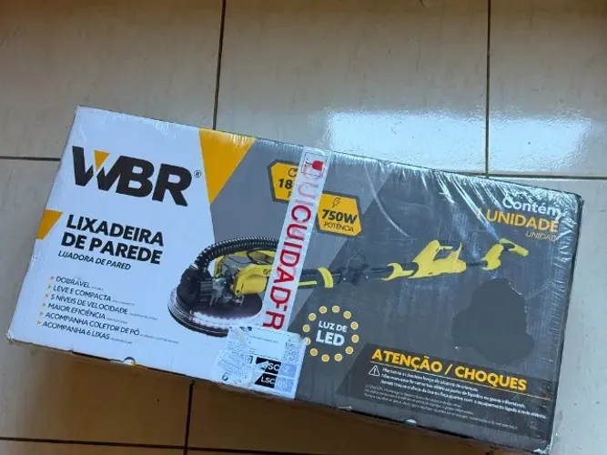Lixadeira de Parede WBR 750W com LED - 1850 RPM | Nova