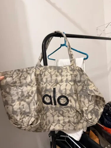 Bolsa Alo tote bag cinza