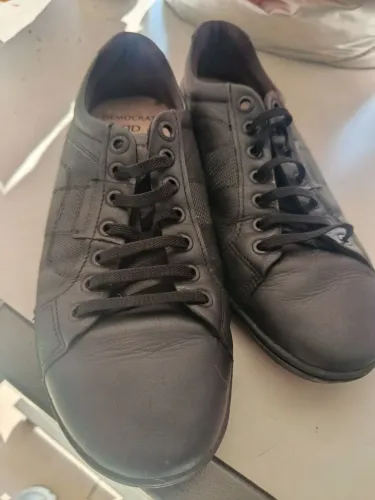 Tênis Democrata Denim Masculino Couro Nº 40
