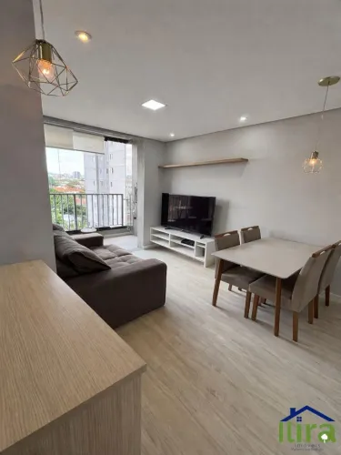 Apartamento A Venda 49m² Com 2 Dormitorios, Sacada e 1 Vaga Em No Condominio Vitral Presid