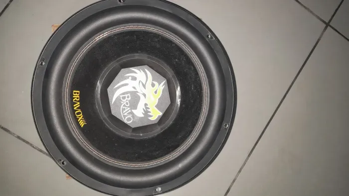 Subwoofer bravox bravo 12 polegadas bobina simples 2ohms