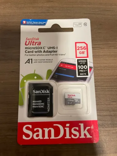 Cartão Micro SD 256GB - NÃO é original