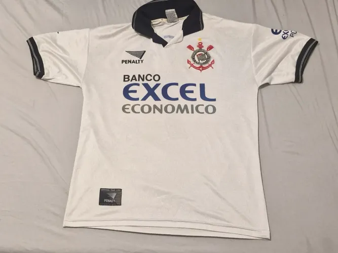 Camisa Corinthians Original Titular 1997 - Penalty e Banco Excel - Tamanho XL/GG