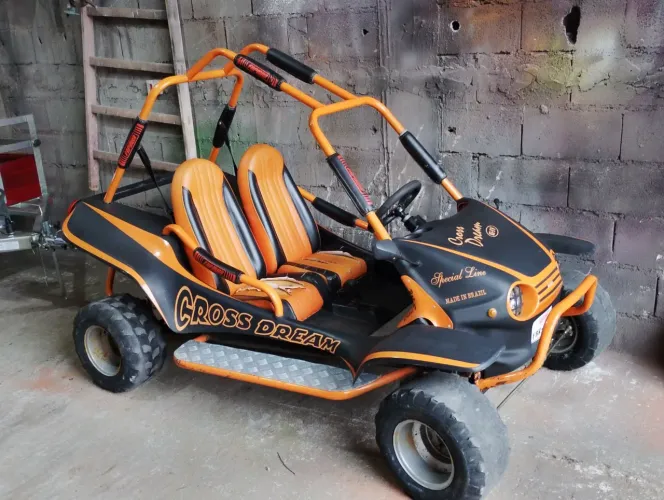 Mini Buggy fapinha Cross Dream ano 2019 motor branco 6.5 Hp....precisa trocar pneus.....