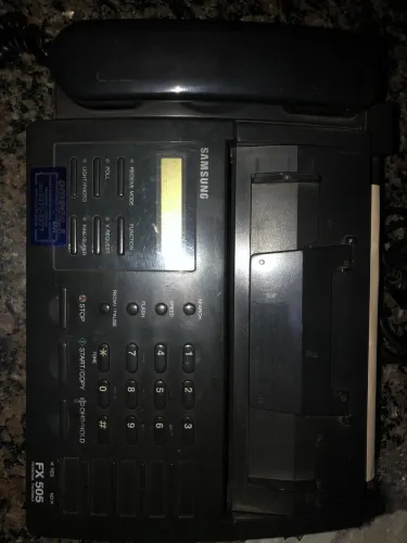 Fax fone Samsung relíquia funcionando 