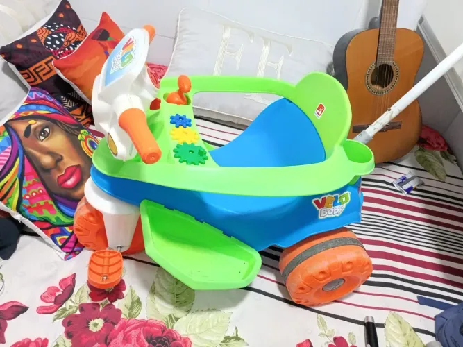 Triciclo velobaby passeio e pedal
