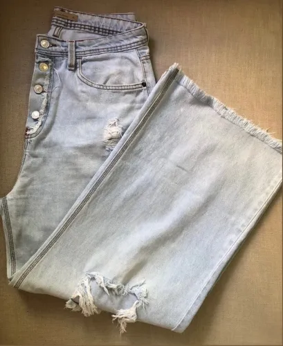 Calça jeans 38 cintura alta