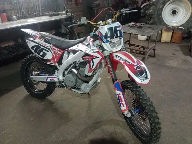 Moto CRF450X 2013 para trilha/laser
