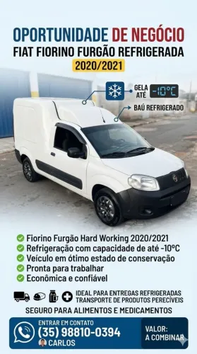 Fiat Fiorino Furgão Work. Hard 1.4 Flex 8V 2P 2021
