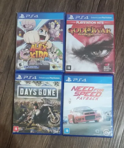 4 jogos de PS4